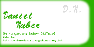 daniel nuber business card